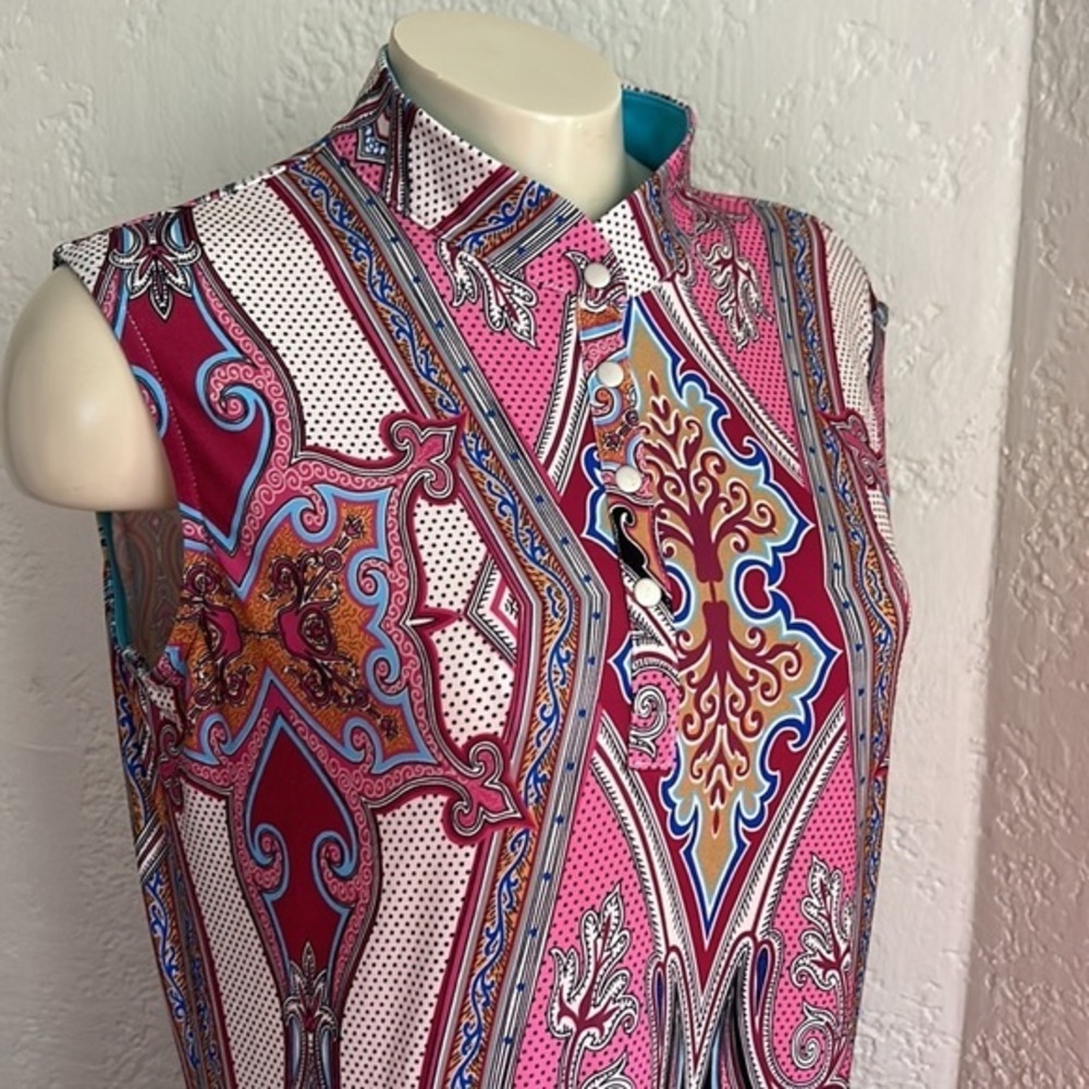 Birdeesport Australia floral / Paisley sheath Dress LARGE - Picture 5 of 16